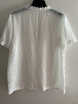 White Plus Size Blouse