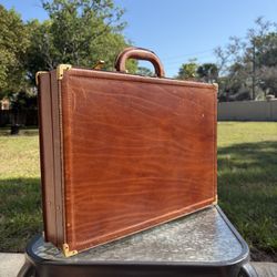Vintage Bally Italian Leather Briefcase 