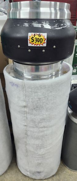 Hurricane 12" Duct Fan W/ Mountain Air Filter Combo