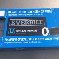 Garage door extension springs