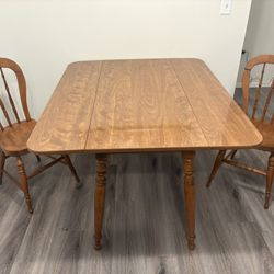 Foldable table With 2 Chairs