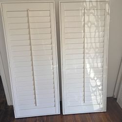 Persiana De Madera Para Puerta Interior De 28 Pulgadas Ancho Por 67 Pulgadas Alto