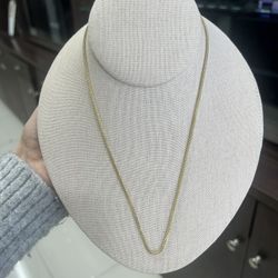 Chain Yellow Gold 10k. Box Link 