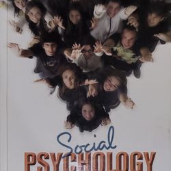 Textbook: Social Psychology, 12th Edition 