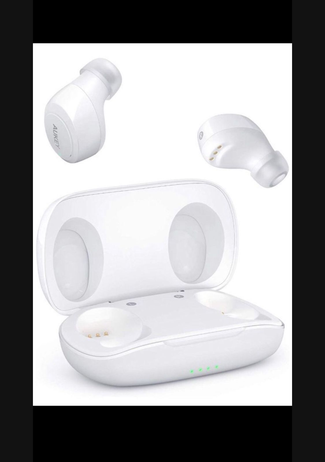 True Wireless Earbuds, Bluetooth 5.0 Headphones with IPX5 Water-Resistant, Built-in Mic & Sport Headphones, Portable HiFi Stereo with Charging case