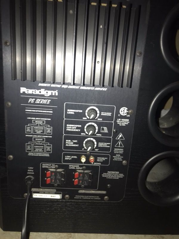 Paradigm PS1200 V.3 subwoofer for Delray Beach, FL - OfferUp