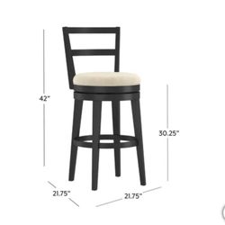 Bar Height Swivel Stool – HH2 Home Fletcher – New In Box – Kitchen / Bar Seating
