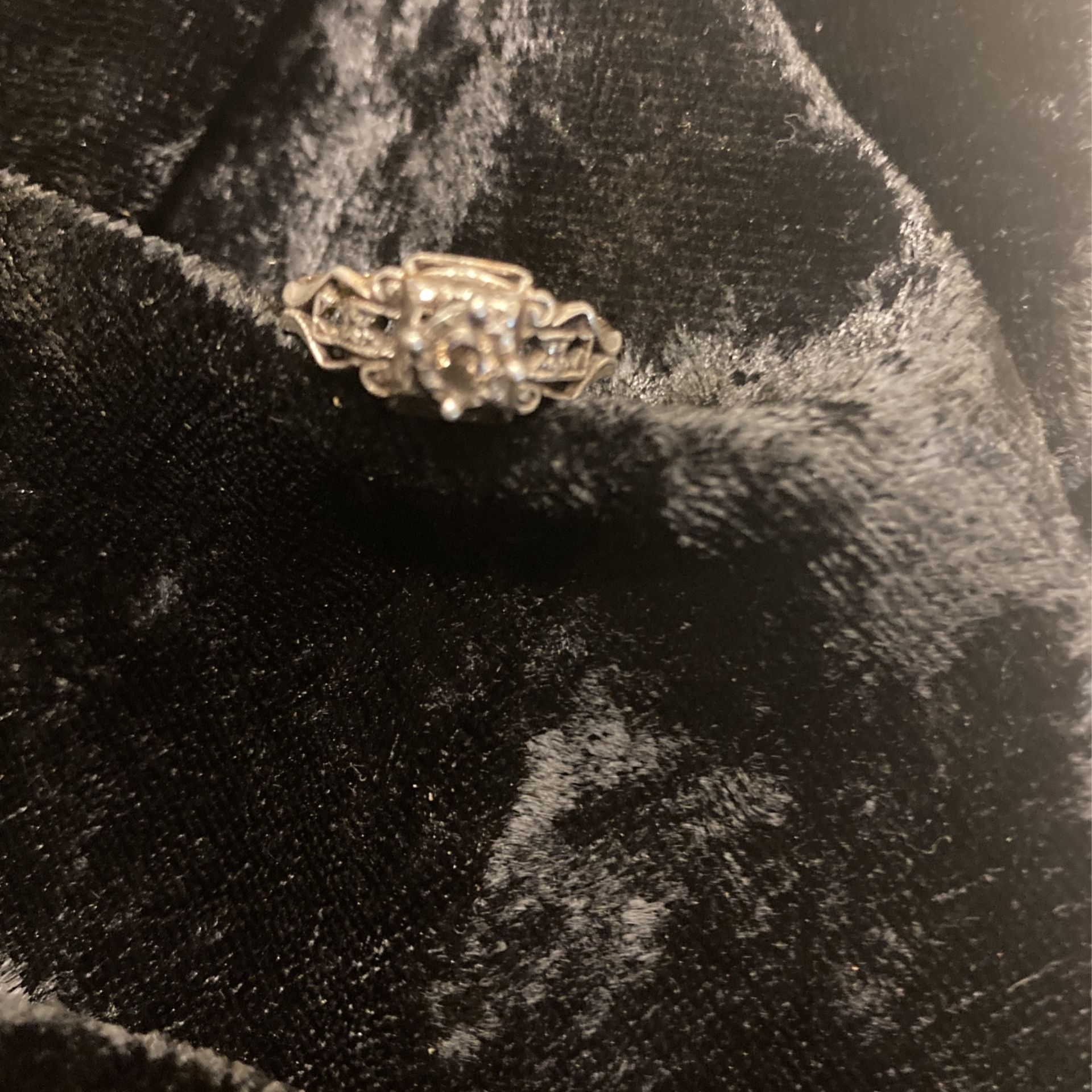 10k And Diamond Ring Vintage 