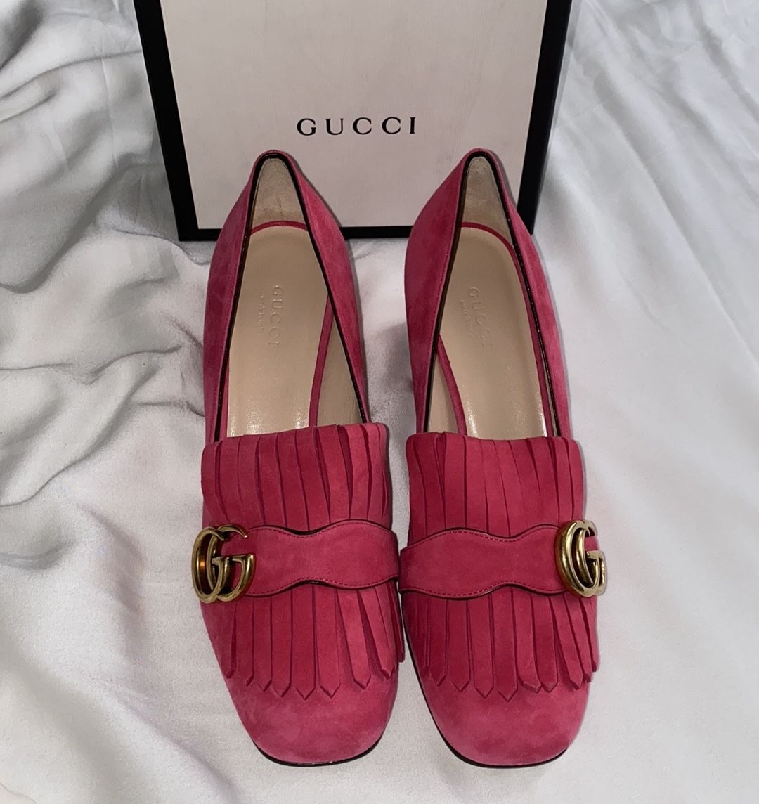 Authentic Gucci Hot Pink Heels