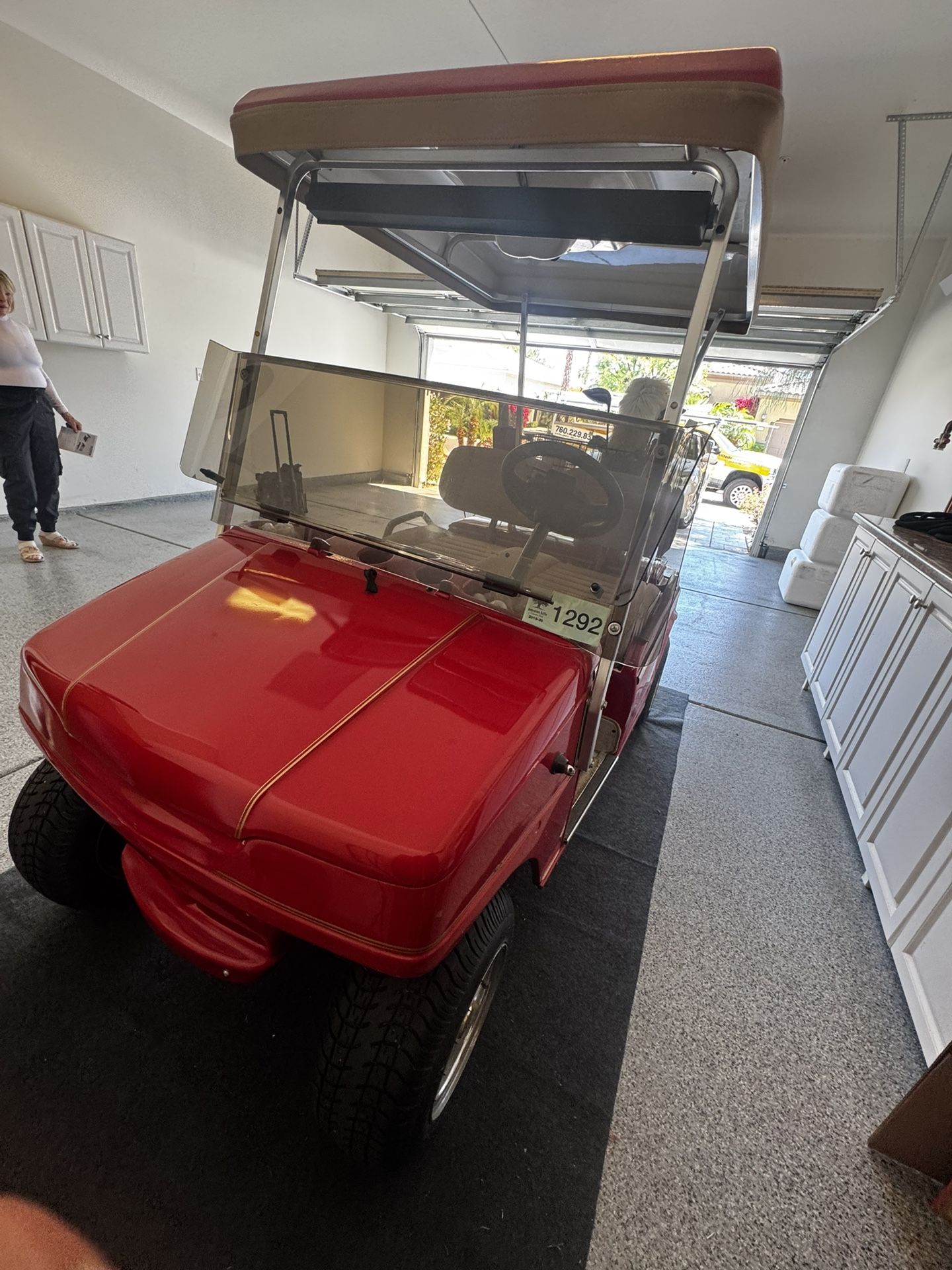 Western Golf Cart For Sale Has Water Cooler