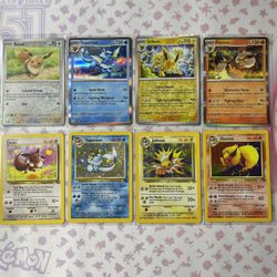 Eevee,Vaporeon,Jolteon,Flareon