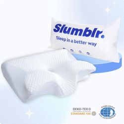 Slumblr® Contour Relief Pillow, NEVER OPENED, NEVER USED