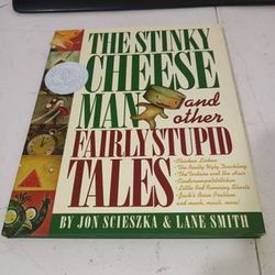 the stinky cheese man-hard back book never read or left my shelf