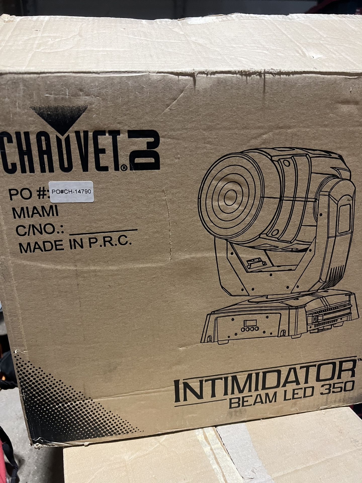 En Venta 2 Chauvet Dj Beam Led 350 Y 2 American Dj Nucleus  Led Semi Nuevas 