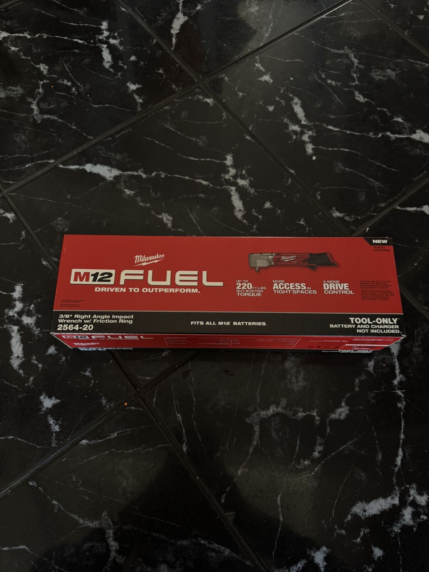 Milwaukee 3/8" Right Angle Impact Wrench w/ Friction Ring