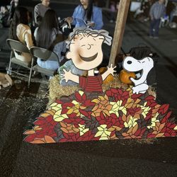 Peanuts Fall Wood Cutouts