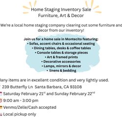 Home Staging inventory sale!