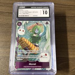 Monet one piece azure seas seven op14-074 cgc 10 graded