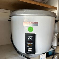 H&H Commercial Rice Cooker & Warmer - Large Capacity