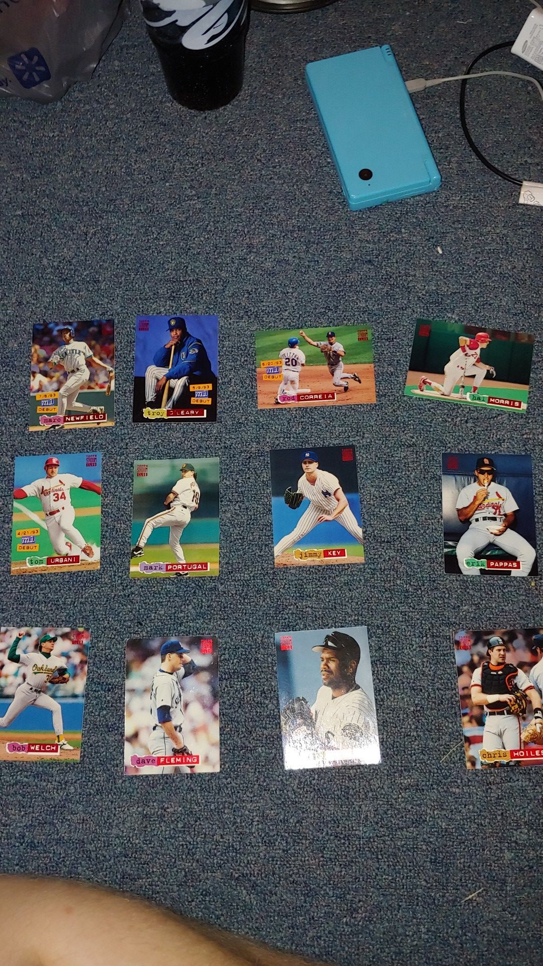 12 Baseball Cards