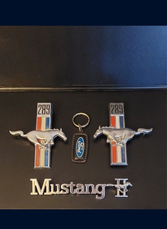 Vintage Mustang Emblems