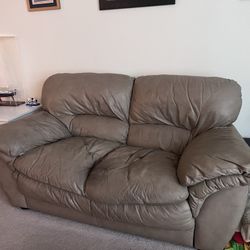 Leather Sofa 