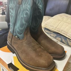 Men's Tegopro Kayce 2 EH PR WP Met Guard Composite Toe Western Work Boot Size 10.5