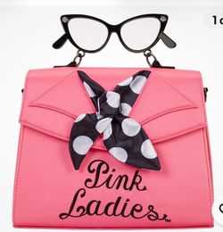 Grease Pink Ladies Crossbody Handbag