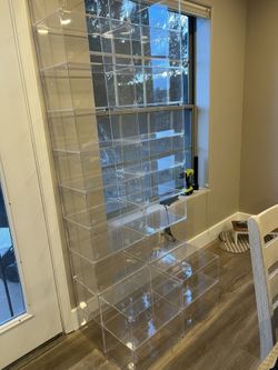 Acrylic storage boxes