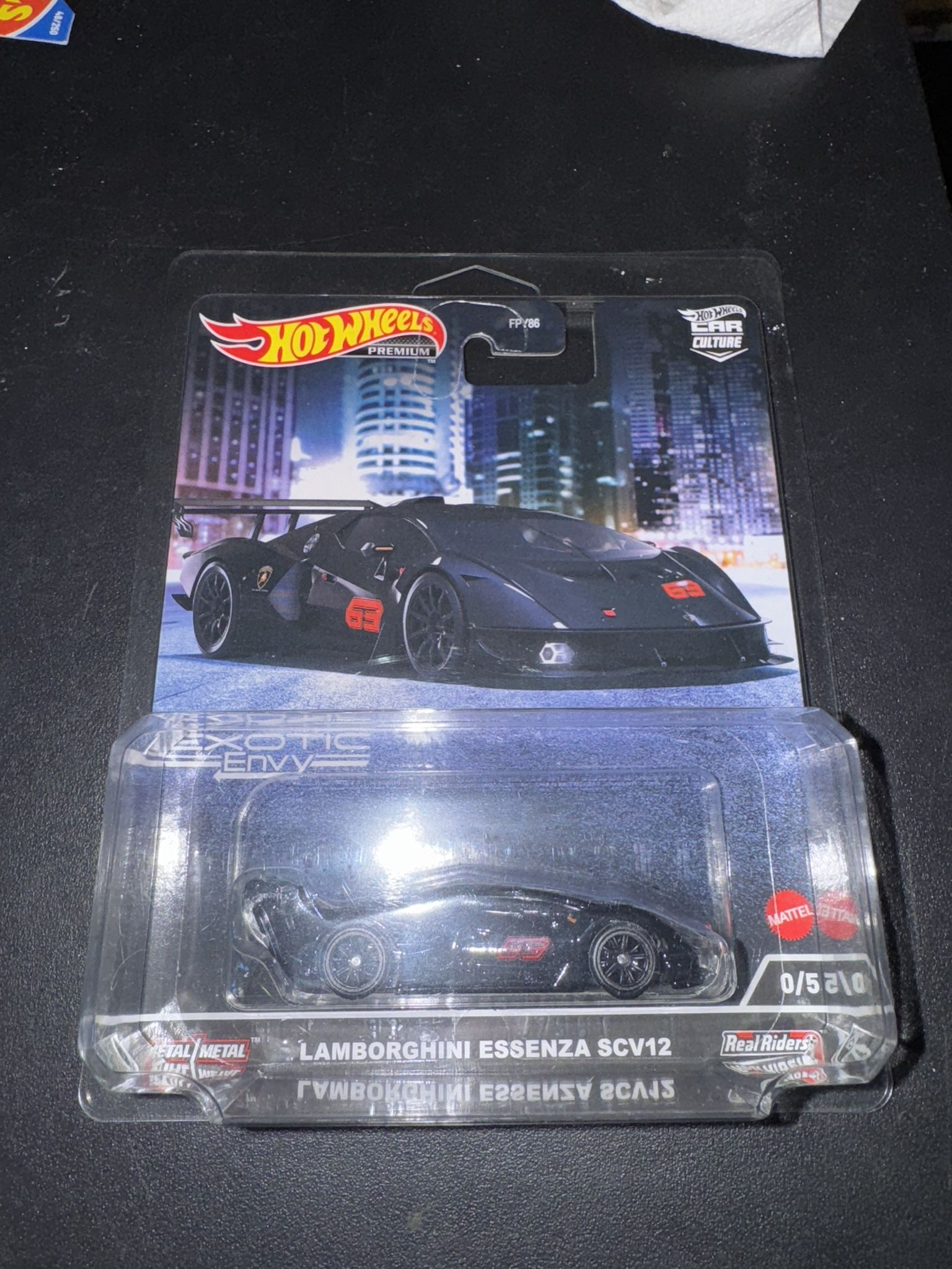 Hot Wheels Exotic Envy Lamborghini Essenza SCV12 CHASE