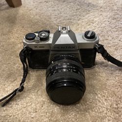 PENTAX K1000 35mm SLR Film Camera SMC Pentax 50mm F1.7Lens  