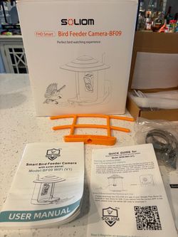 Soliom FHD Smart Bird Feeder Camera BF09