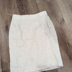 Banana republic linen skirt sz O