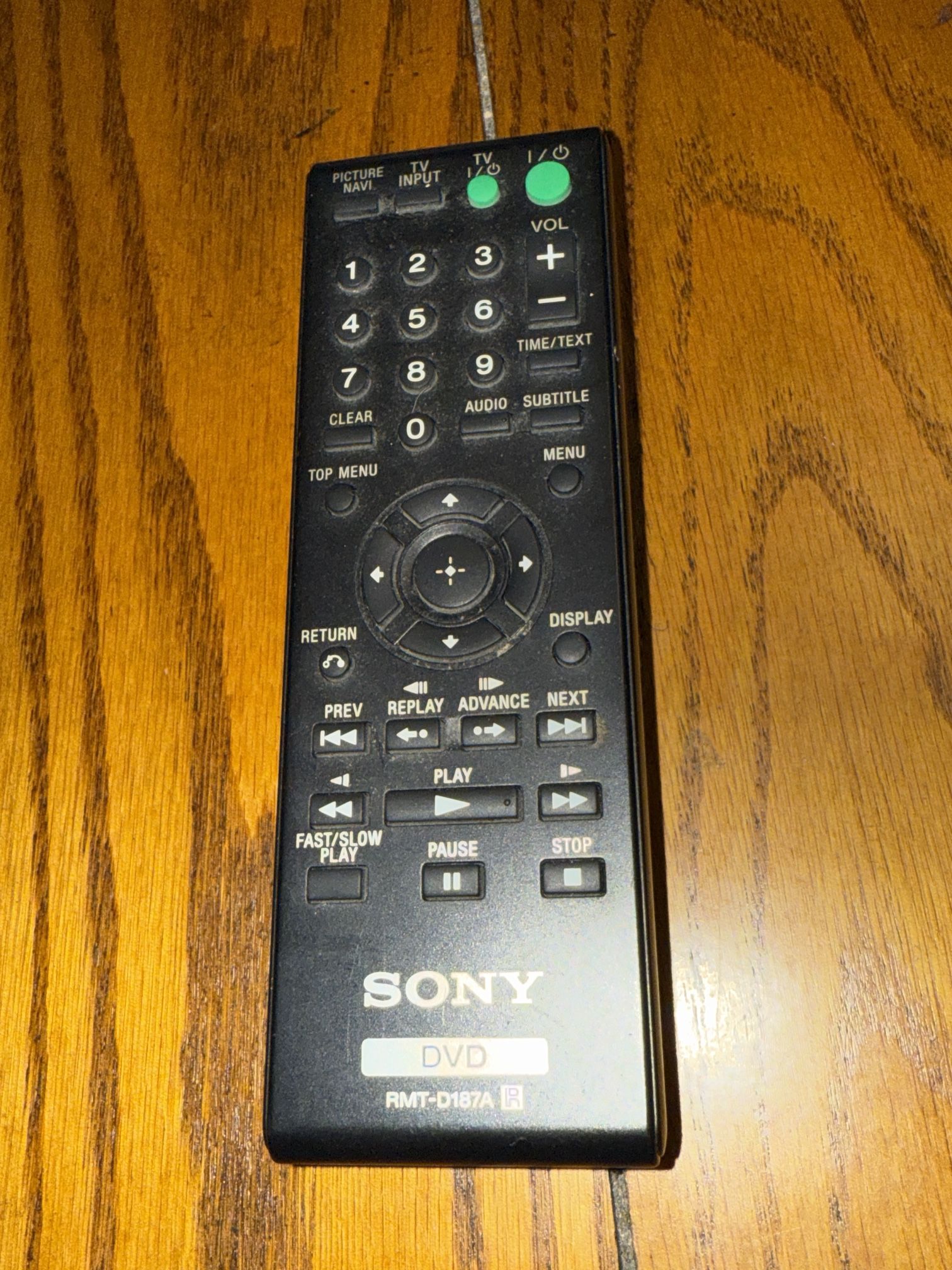 RMT-D187A Remote Control Replaced for Sony DVD CD Player DVP-SR500H DVP-NS710H
