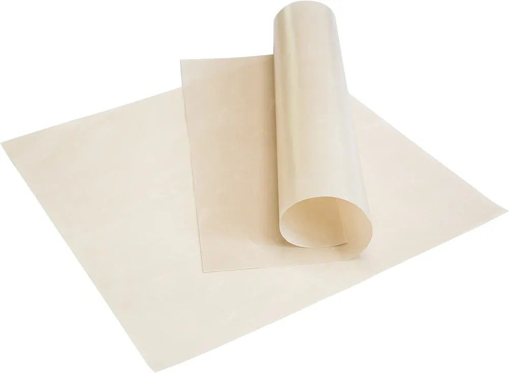 10-Pack Flexible Reusable & Resizable Non-Stick Teflon Food Sheets 14x14" Square