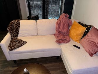 Beige sectional