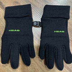 Head Kid's Touchscreen Gloves Black - Small (4-6)