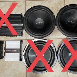 Subwoofer Amp Boxes Rockford Fosgate Taramps Alpine
