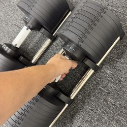 80 Ib Adjustable Dumbbells 
