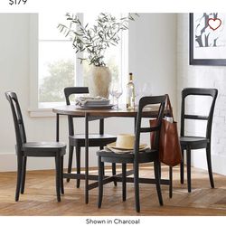 4 Pottery Barn Dining chairs & Table 