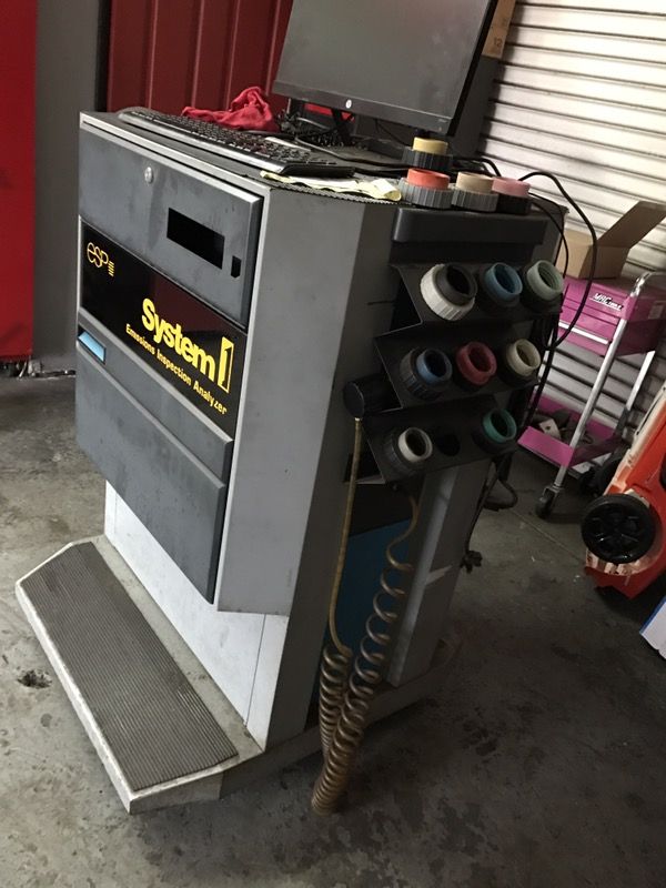 ESP Smog machine, Emissions Analyzer