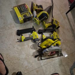 Set Of Ryobi Tools 