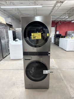 LG WASH TOWER VENTLESS DRYER