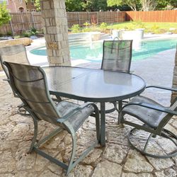 Outdoor Table And Chairs.