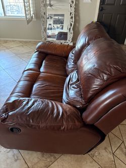 Love seat plush recliner