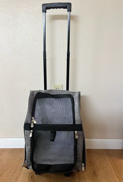 KOPEKS Deluxe Travel Airline-Approved Dog & Cat Carrier Backpack, Grey-LIKE NEW