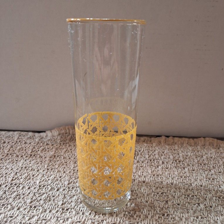 LIBBEY CANE PATTERN TOM COLLINS GLASS