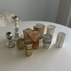 West Elm & Threshold Candle Holders 