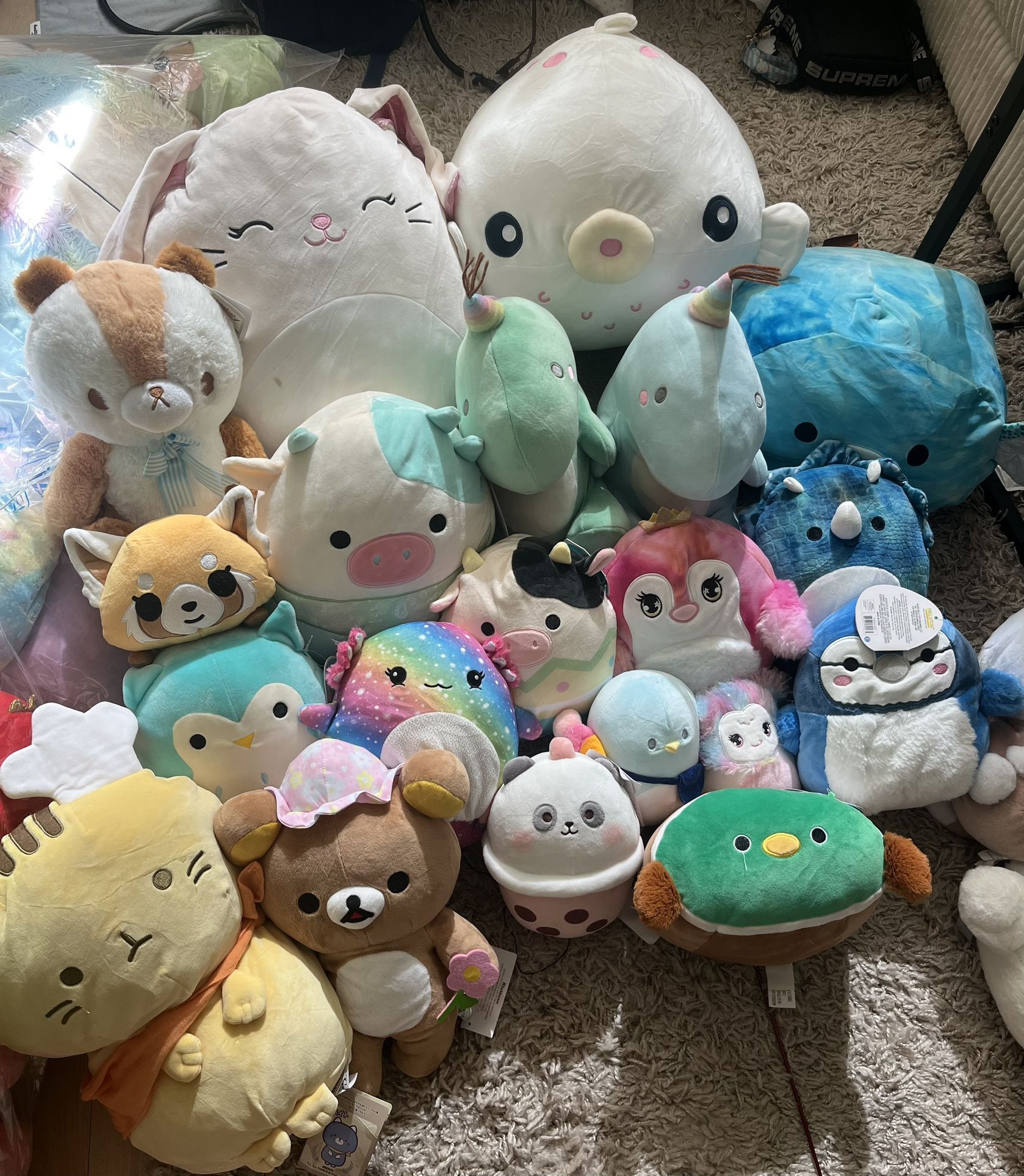 stuffed animal / squishmallow lot 