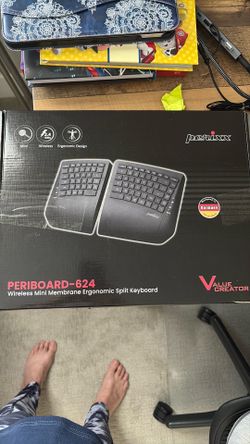 Periboard-624 Ergonomic Split wireless keyboard